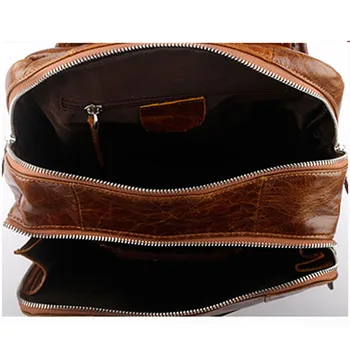 AETOO Nové kožené mužov batoh veľké originálne kožené cestovné veľkú kapacitu prvá vrstva kože taška cez rameno