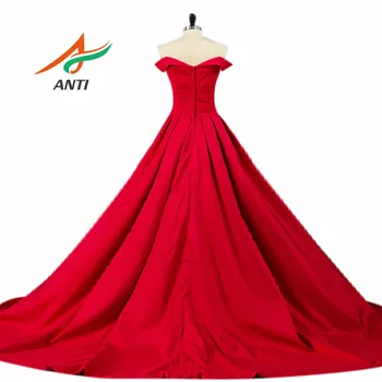 ANTI Elegantne Burgundsko Formálne Večerné Šaty 2018 tvaru A-Line Večerné Šaty Dlhé Šaty, De Soiree Pre Svadobné Party Šaty