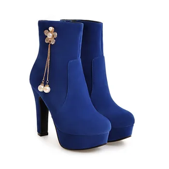 ASUMER módne zimné nové prichádzajú ženy, topánky kolo prst na zips dámy topánky stádo platformu čierna modrá béžová členková obuv