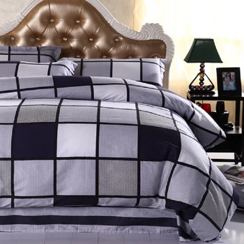 Bavlna full/kráľovná posteľná bielizeň nastaviť obliečky sady deka kryt plochý list vankúš sham vysokej kvality