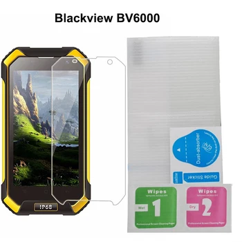 Blackview BV6000 Tvrdeného Skla proti Poškriabaniu dôkaz Clear Screen Protector Prípade Blackview BV6000S Smartphone Sklo Chránič Film