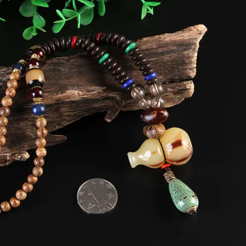 BOEYCJR 13 Štýly k Dispozícii PANGA-PANGA Drevené Korálky Náhrdelník Ručne vyrábané Šperky Etnických Vintage Náhrdelník Prívesok pre Mužov alebo Ženy