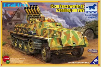 Bronco model CB35070 1/35 nemecký sWS Panzerwerfer 42 Rocket samohybné delostrelectvo vozidiel modelu auta