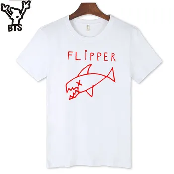BTS Plutvy Rýb Funny T-Shirt Mužov s 2016 Muži Móda, Tričká Značky v 3xl Bežné Bavlnené Tričko Tričko Mužov Krátky Rukáv