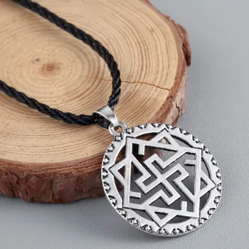 CHENGXUN Severanov Viking Rune Amulet Prívesok Náhrdelník Slovanské Symbol Severanov Talizman Prívesok Šperky Germánske Mužov Náhrdelník