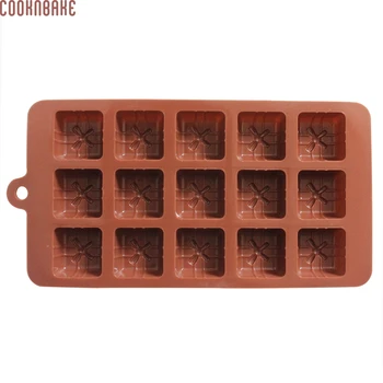 COOKNBAKE DIY Kuchynské Náradie Silikónové Formy 15 Aj Luk Box Čokoláda formy Ľad, Zásobník na Ľadové Formy CDSM-221