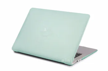 Crystal Clear Matný Pogumovaný Tvrdé puzdro Pre Macbook Air 11 13 Pro 13 15 Retina 12 13 15 palcový Notebook taška