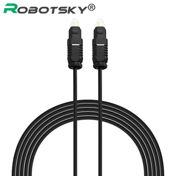 Digitálny Optický Audio kábel Kábel Adaptéra Toslink Zlato Plated1m 1,5 m 2m 3m 5m 10m 15m 20m 25m 30 m SPDIF Kábel pre Blueray PS3, XBOX DVD