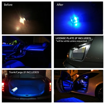Doprava zadarmo 10Pcs/Veľa auto-styling Xenon Biela, Canbus Balík Kit LED Osvetlenie Interiéru Na BMW 2 Active Tourer F45
