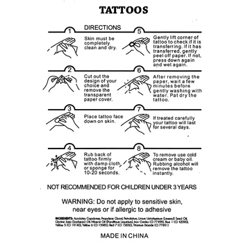Dočasné Falošné tetovanie Nepremokavé Vody Prenos Kmeňových Totem Black mandala Nálepky Srdce lesk Žien, Mužov Krásy Cool Body Art