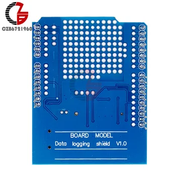 DS1307 Prihlásenie Záznamník Údajov Záznamník Tienenie Dátový Záznamník Modul S Micro SD Slot V1.0 pre Arduino UNO