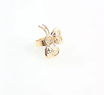 Elegantné Módne Dubaj Zlatá Farba Vintage Ženy Nigérijský Krištáľové Šperky Sady Afriky Korálky Butterfly Design Šperky Kostým