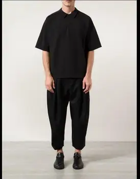 HORÚCE ! 2018 Nové mužov oblečenie voľné západného štýlu nohavice big členok dĺžka nohavice osobnosti plus veľkosti ceruzky, nohavice, kostýmy