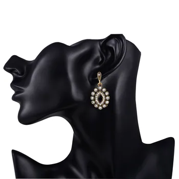 Joyme Nové 2016 Vintage Vzhľad, Zlatá Farba Očí Turecká Svadba Šperky Crystal Náušnice Krúžok Náhrdelníky Sady Pre Ženy Bijoux Femme