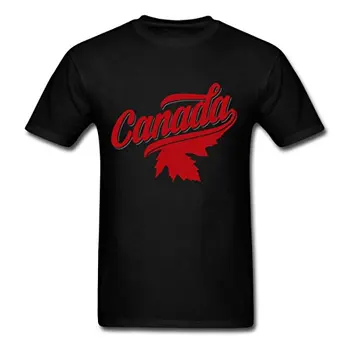 Kanada Klasické Kolegiálne pánske T-Shirt Fashion Tričko Lumbálna Pohode Topy Najnovšie 2018 Módne Zvláštnejšie Veci T Shirt Mužov
