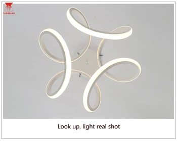 LED Loptu Prívesok Svetlo 64W Moderné Akryl kuchyňa Lampa 85-265V Jedáleň Závesné Osvetlenie, Nastaviteľné Štýl Luxture