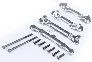 LOSI 5T Náhradných dielov, CNC rameno, otočný čap pin kód pre LOSI 5IVE-T silver, black vybrať