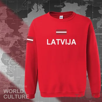 Lotyšsko Latvija mužov hoodie mužov mikina potu nový hip hop streetwear tepláková súprava národ futbalista športových lotyšský LVA Latvijas