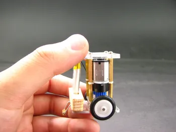 Malé robot šasi mini Intelligent auto šasi micro robot Projektu zahrnuté batérie