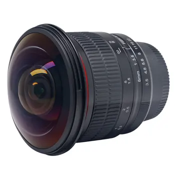 Meike 8mm F/3.5 Ultra HD Fisheye Objektív pre Nikon DSLR,Pevné-Non-Zoom Objektív