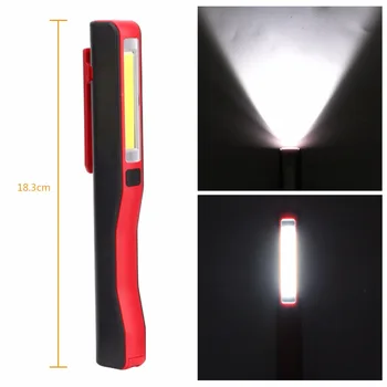 Mini LED Baterka KLASU Pracovné Svetlo Magnetické Pero Baterka Inšpekcie Lampa Penlight Lanterna Tým, 3xAAA
