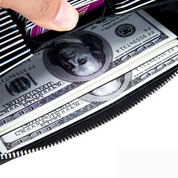 Minimalistický Skutočné Cowhide Split Koža RFID Blokovanie Proti Krádeži Peňaženky Muži/Ženy Veľký Dlhý Pas na Cestovanie Peňaženky Karta Kabelku