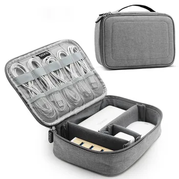 Multifunkčné Digitálne Gadget Skladovanie Taška na Cestovanie, Elektronika Príslušenstvo Organizátor Puzdro pre HDD USB Dátový Kábel Napájania Banka Box