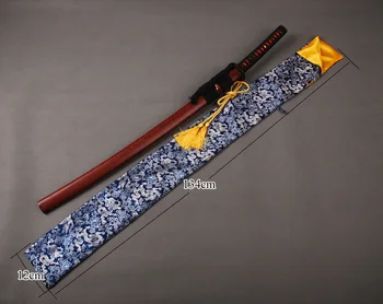 Mäkké a Jemné, Hodvábne Meč Taška, vybavenie pre Japonský Samuraj Meč Katana Blue Dragon Dizajn Pekné Zbierky alebo Darček QD1