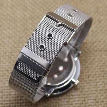 Módne Značky Mužov Business Bežné hodinky Oka Nehrdzavejúcej Ocele Gentleman Gramofónu dizajn relogio masculino 2016 Náramkové hodinky Paidu