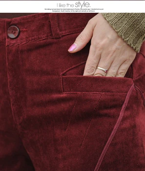 Na jar a na jeseň sezóny cashmere nohavice bola tenká svietidla nohavice bežné nohavice voľné veľké veľkosti menčestrové nohavice širokú nohu nohavice