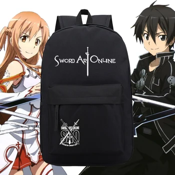 Nové Rameno Knihy, Školské Tašky Anime Sword Art Online Batoh Cestovná Taška