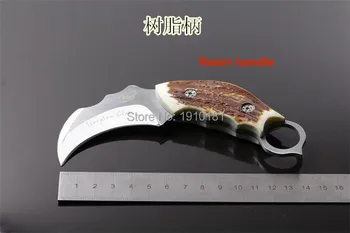 Ping Vonkajšie nôž Karambit Lovecké Nože Camping Nástroj Prežitia Taktický Nôž z Nehrdzavejúcej ocele scorpion pazúr nôž
