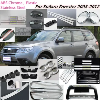 Pre subaru Forester 2008 2009 roky 2010-2012 ABS Chrome dekorácie Auta zozadu Spätné Bočné sklo, Zrkadlo Pokrytie výbava rám 2ks/set
