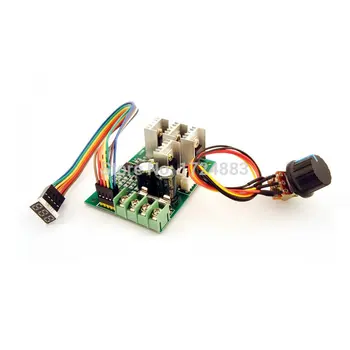 PWM DC motor regulátora otáčok Digitálny displej 0~ nastaviteľné jednotky modul 6V~60V Vstup Max30A