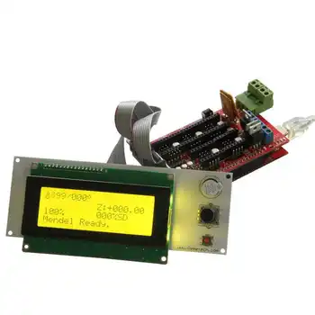 Reprap RAMPS1.4 pre pc Starter kits Mega R3,5xA4988 stepper vodiča, LCD2004 Inteligentný controller,heatbed MK2a zarážku modul