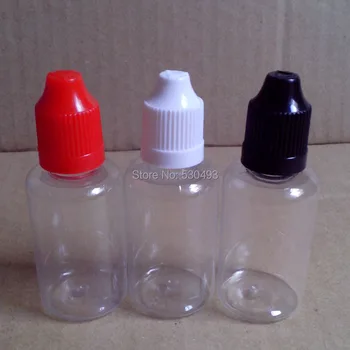 Rýchle dodanie 1500pcs 30ml Plastové Kvapkadla Fľaša Očných kvapiek Detská Fľaša S uzáverom Pre E Kvapalné Fľaša cez Fedex