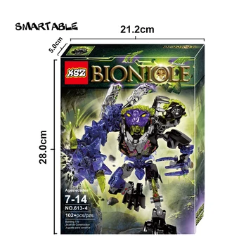 Smartable BIONICLE 102pcs Qurke Zviera údaje 613-4 stavebným hračky Kompatibilné legoing BIONICLE Darček