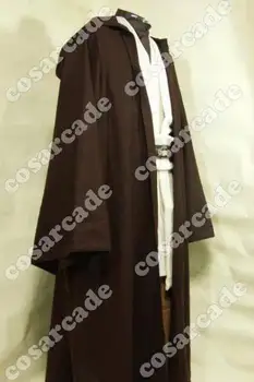 Star Wars Jedi Master Obi Wan/Ben Kenobi Cosplay Tunika Oblek, Kostým Na Mieru