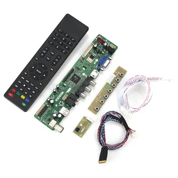 T. VST59.03 LP156WH4(TL)(C1)/(TL)(N1) LCD/LED Controller Ovládač Rady (TV+HDMI+VGA+CVBS+USB) LVDS opätovné použitie Notebooku 1 366 x 768