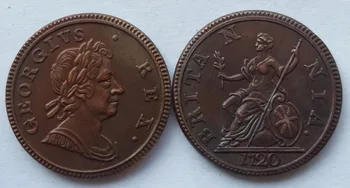 UK,1720,Prehliadanie British Mince George som,veľmi zriedkavé kópiu mince