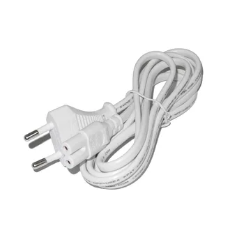 Vysoká Kvalita EÚ Plug Biela Farba, 8 Typ konektoru NAPÁJACIEHO Kábla Napájací Kábel Pre počítače Mac Mini Routeru pre apple TV, PS2, PS3 Slim Napájací Kábel