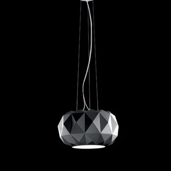 Willlustr Murano due Muranodue replika leucos deluxe prívesok lampa biela čierna sklo diamond osvetlenie hotel pozastavenie svetlo