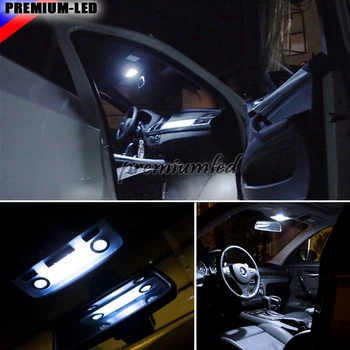 Xenon White 44-SMD 6-Dielna Vozidla Špecifické Presný Fit Plné Interiérové LED Svetelný Balík Pre BMW 1 3 5 7 Series, E87 E82 E90 E92