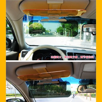 Čelného skla Slnečník Windows 2 in1 Visor Hd Auto Okuliarov Skladacia Akryl Antireflexný Slnečná Clona Zabrániť Oslňujúci AUTO Tieni Blok