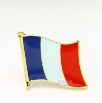 Štátna Vlajka Kovové Klopě Pin Vlajka Pin francúzsko